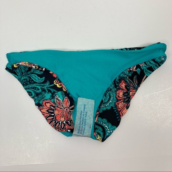 NWT * SPLENDID Reversible Farm House Floral Retro Bikini Bottom.  Size S - Picture 10 of 13